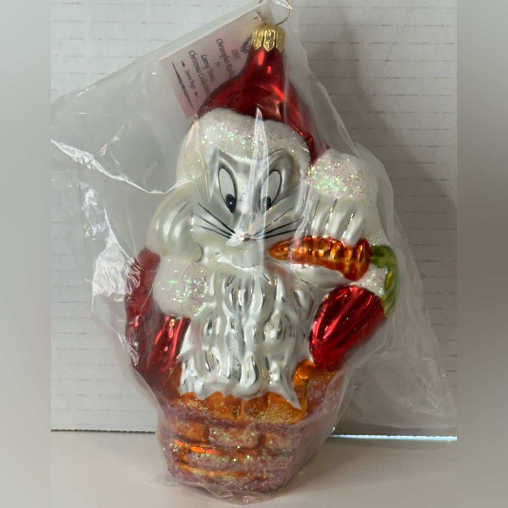 Christopher Radko 1995 Santa Bugs Bunny 606/5000 Christmas Ornament NIB